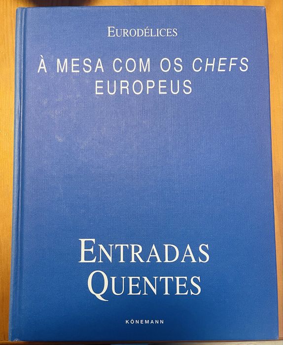 Livros: À Mesa com os Chefs Europeus à mesa com os chefs europeus