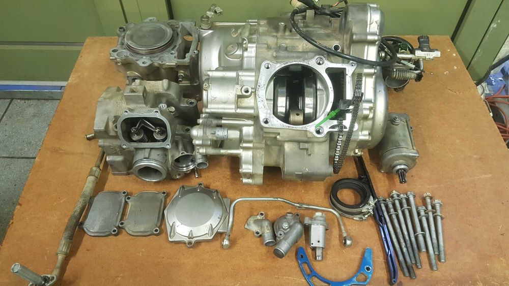 yamaha raptor 700 kartery skrzynia wal kosz glowica modul wtrysk insta