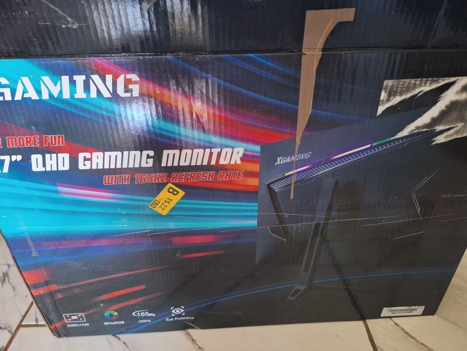 Monitor Gamingowy 27 cali LED RGB QHD 165 Hz