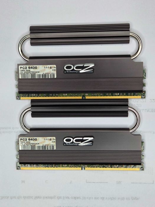Pamięć DDR2 PC2 4GB 800MHz PC6400 Ocz Reaper Hpc 2x 2GB Dual