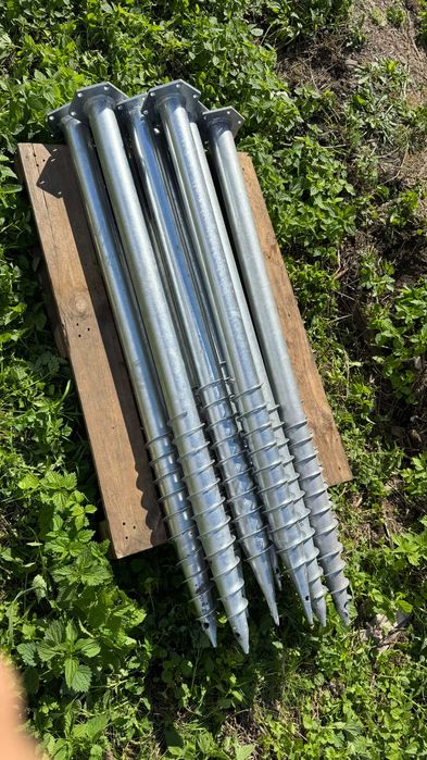 Геошурпи свайный фундамент + забивные сваи • винт сваи