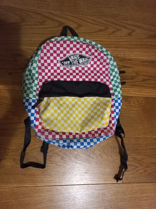 kolorowy plecak vans