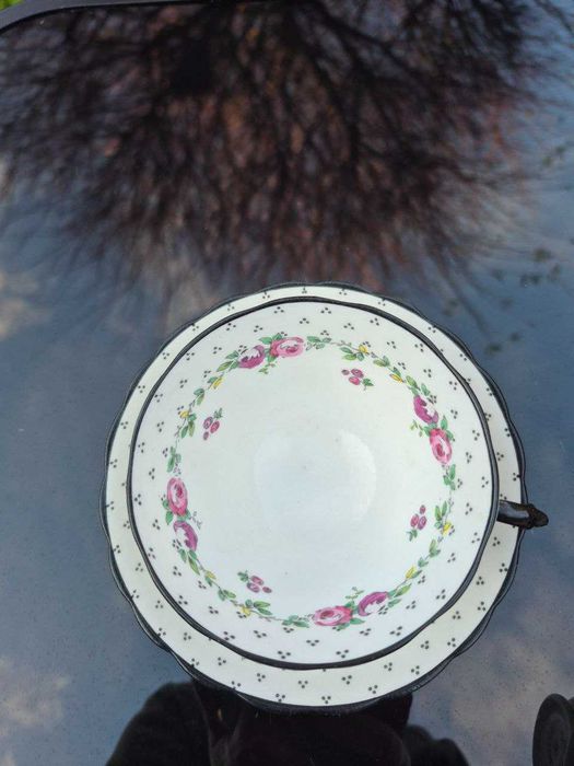 Англійський антікварний фарфор. Чайна пара