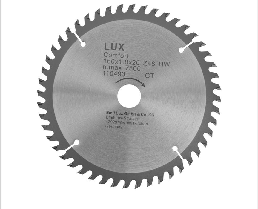 Precyzyjna tarcza do drewna 160mm x 20 mm