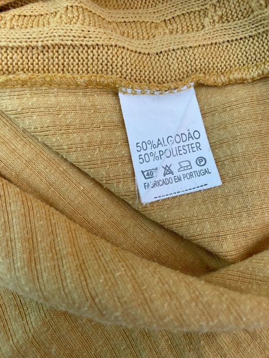 Camisola amarela 50% algodão