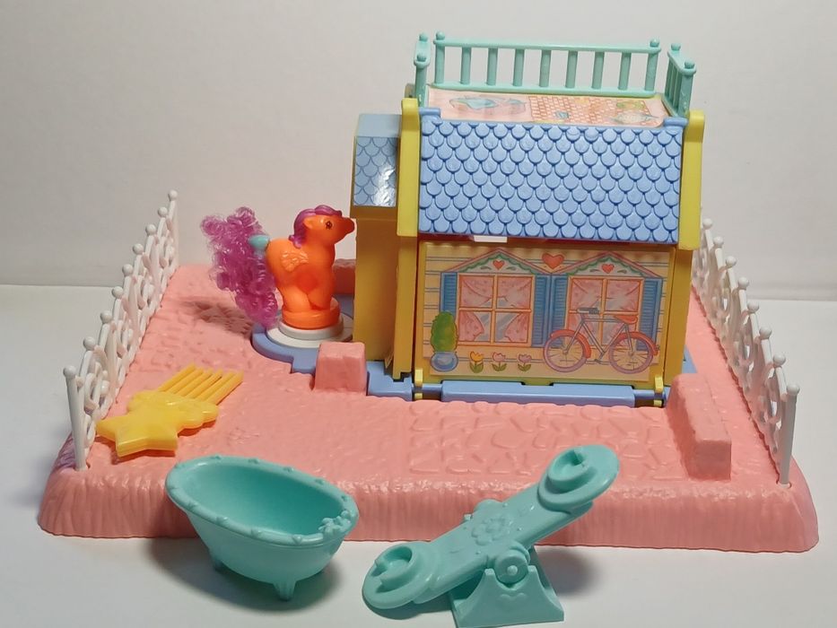 Zestaw miniaturowy domek My Little Pony 1990 rok