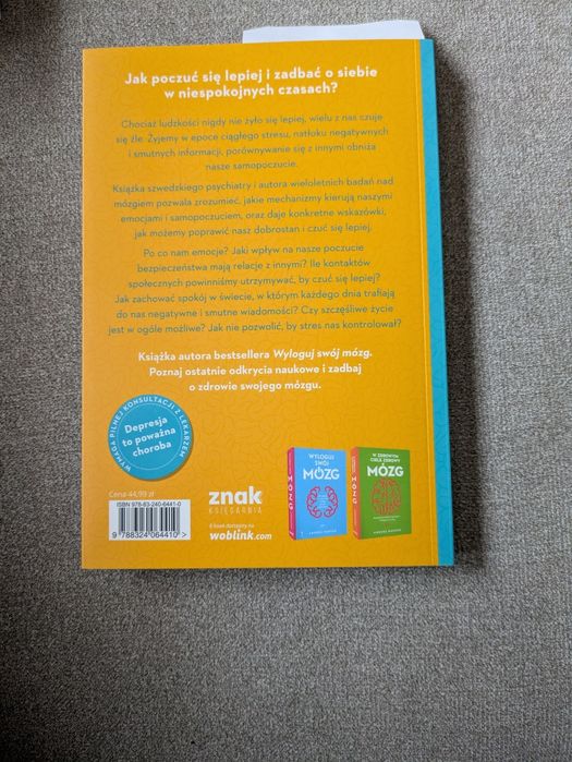 Zestaw 3 książek – Anders Hansen – MÓZG / zdrowie / psychologia