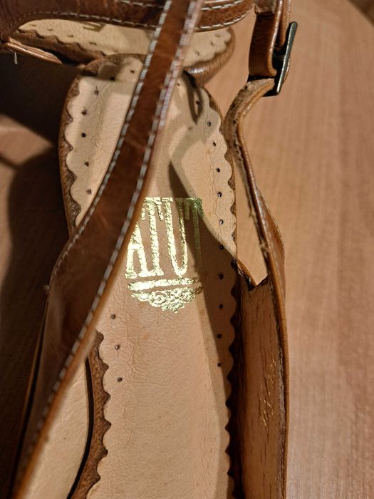 NOWE skóra, czółenka, jasny brąz, ATUT,  rozmiar 37