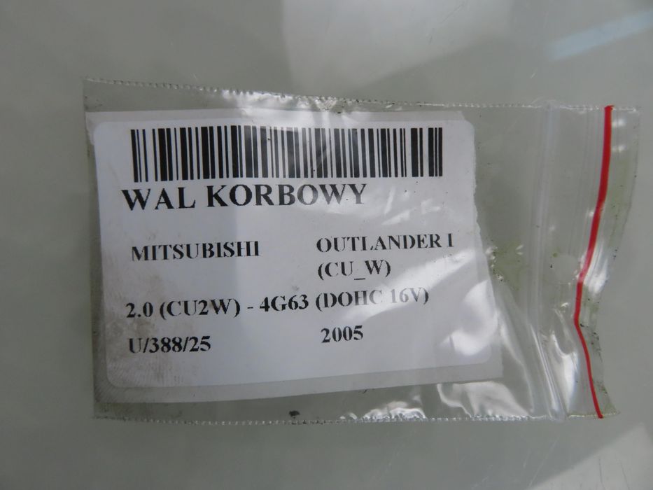 Wał Korbowy Mitsubishi Outlander I 2.0 4g63