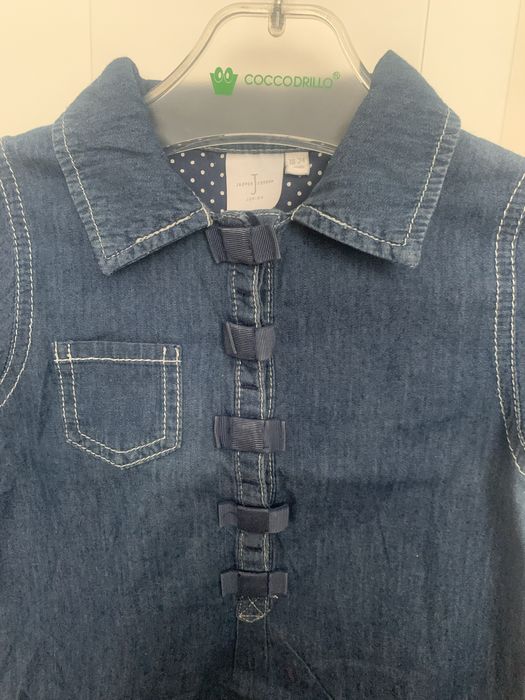 Tunika jeans dla dziewczynki