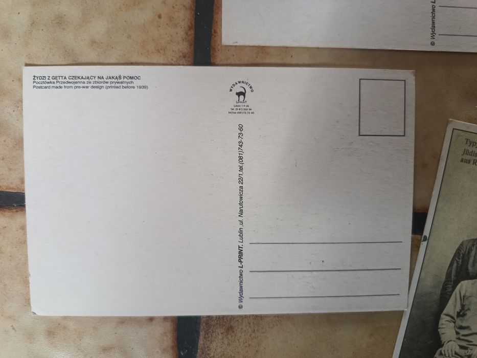 Żydzi w Polsce - zestaw czystych pocztówek
