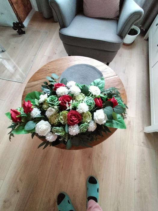 Stroik na pomnik, kompozycja na cmentarz