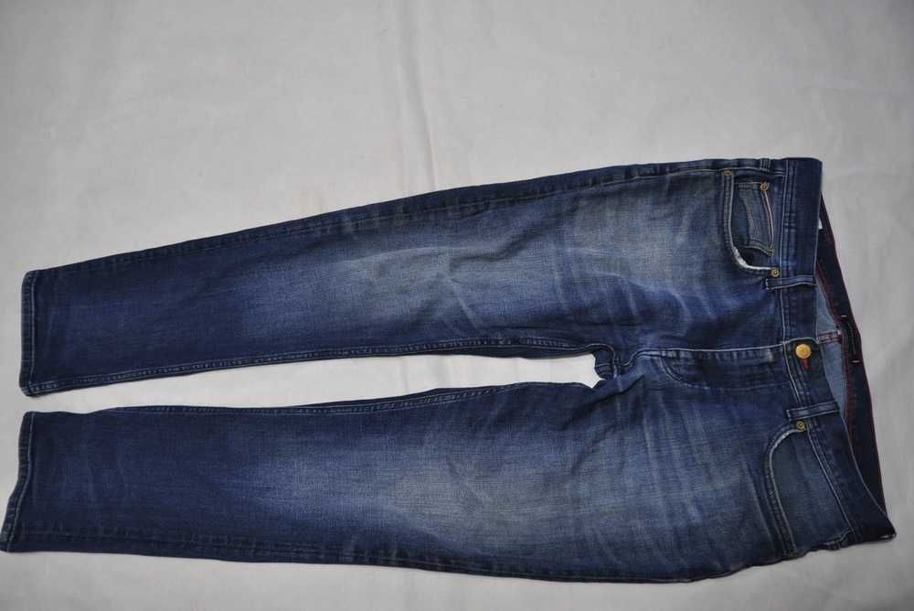 TOMMY HILFIGER DENTON L 92cm 34/30 męskie spodnie jeansowe stretch s8v