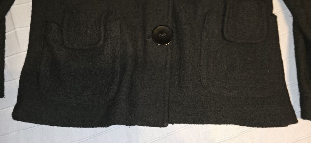 100% wełna czarny żakiet