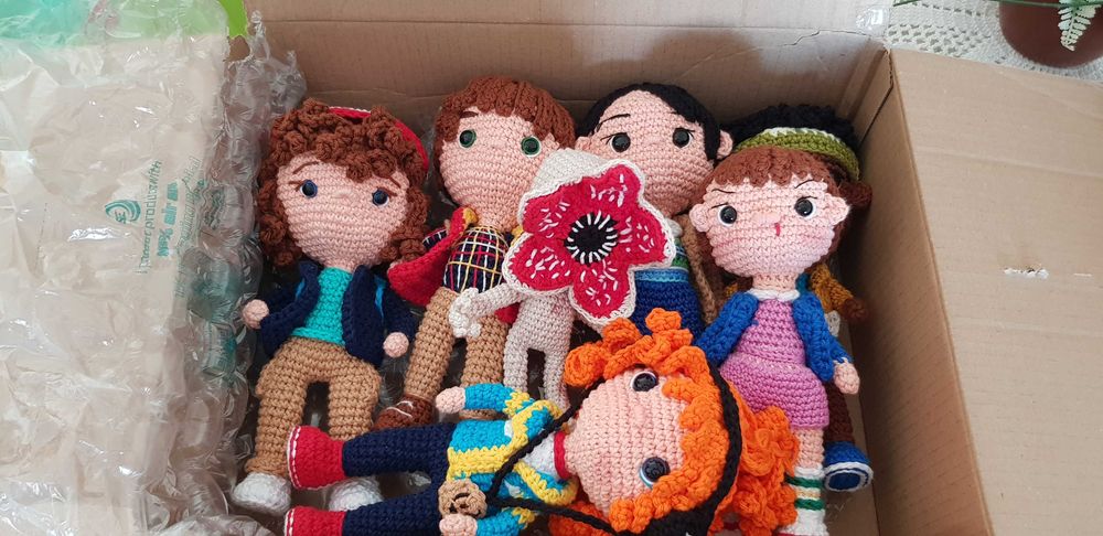 Stranger Things Feito à mão em Amigurumi