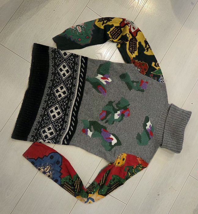 Desigual damski golf welniany