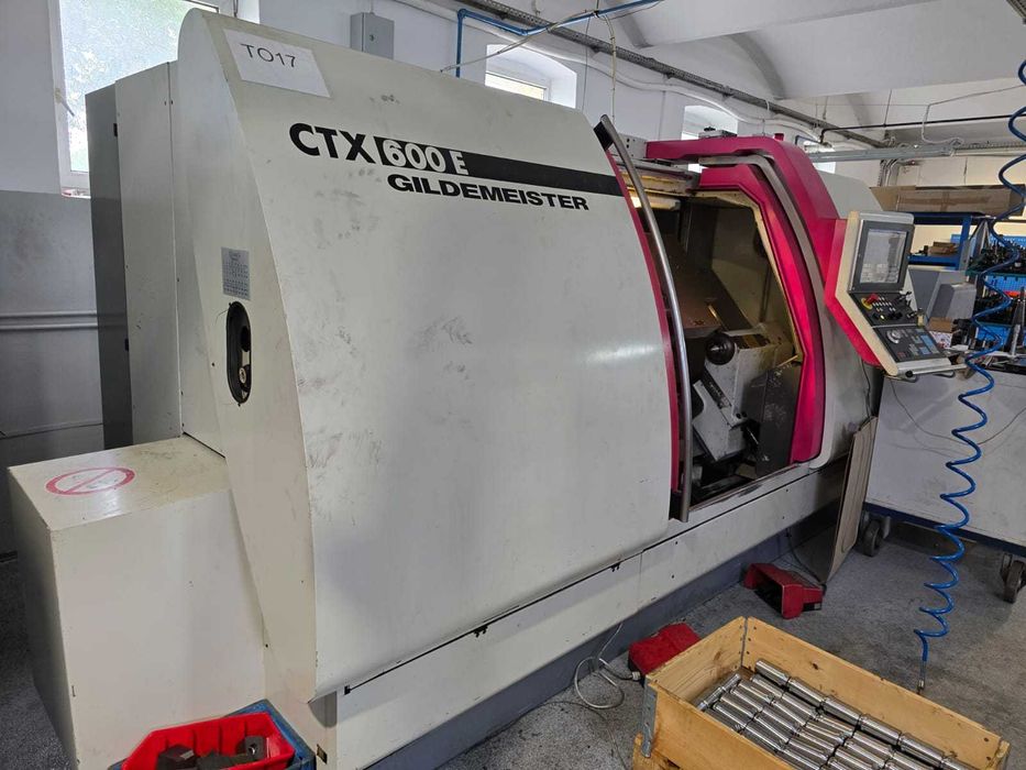 Tokarka CNC DMG GILDEMEISTER CTX600 V3 _ Oś C _ Napędzane Narzędzia
