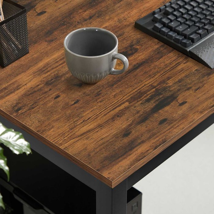 NOWY Stół z Krzesłami Czarny Loft do Kuchni Salonu Jadalni Drewniany