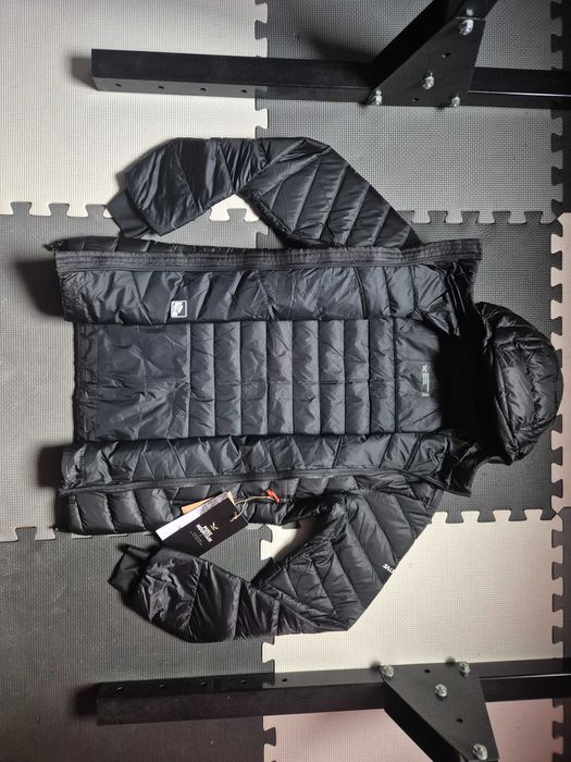 Nowa męska top kurtka ocieplana puchowa turystyczna Salewa Ortles M L