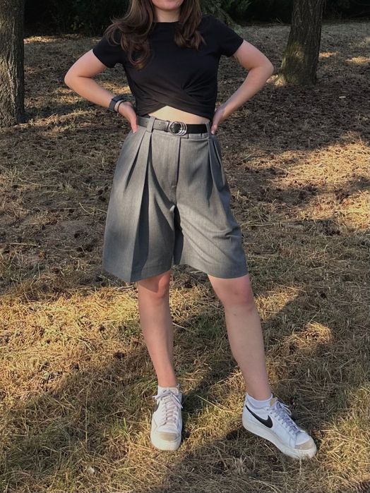 Шорти Бермуди сірі Cici Coco