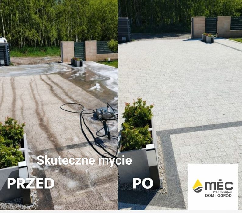 Bytów i okolice  renowacja kostki, tarasów, płotów