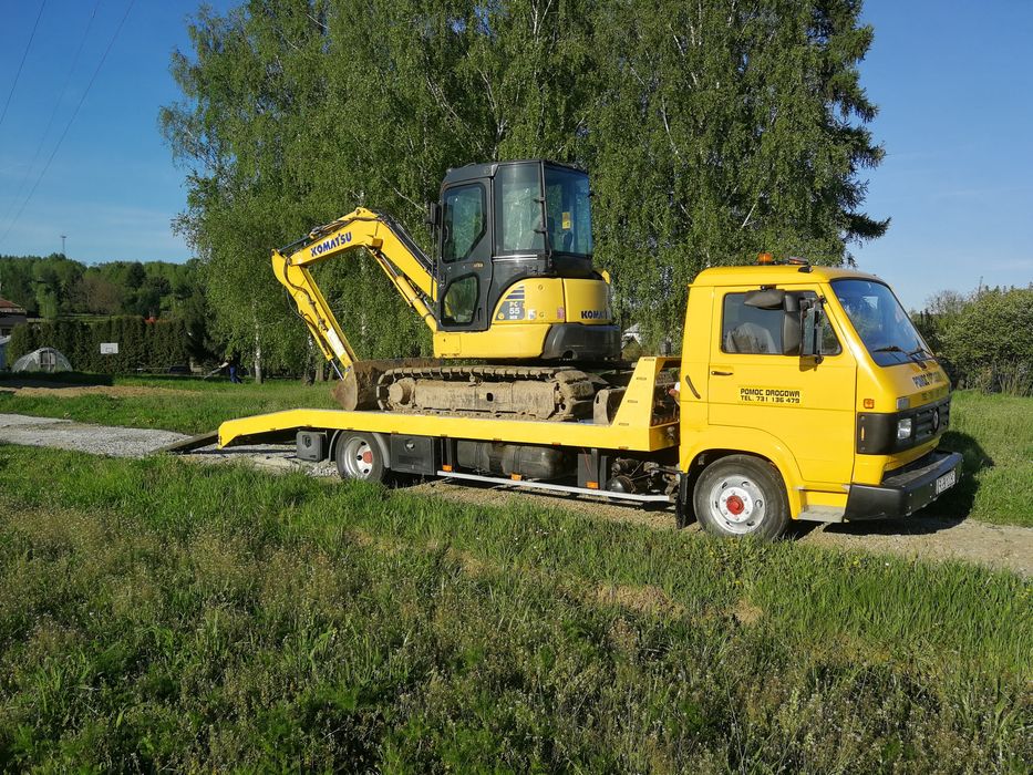 Pomoc drogowa transport maszyn urządzeń pojazdów