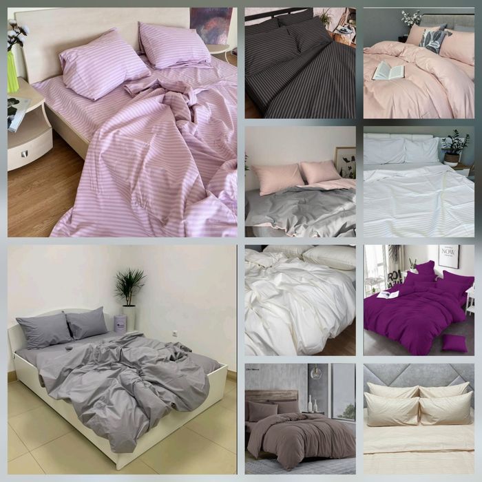 Хіт Продажу! Однотонна Постіль Якісна Натуральна БязьGoldLux