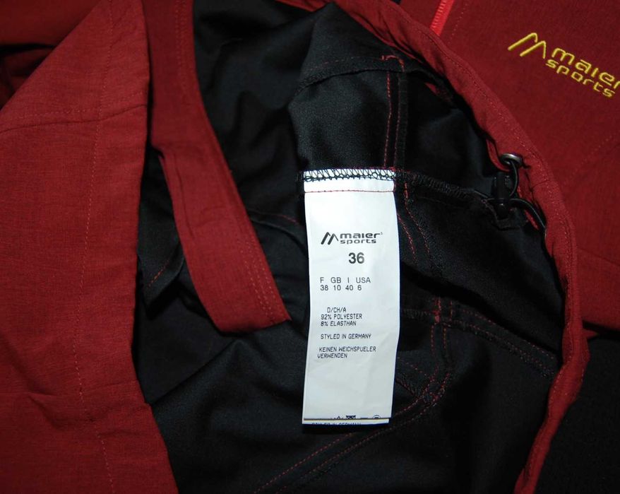 MAIER sports 36 kurtka bluza turystyczna damska jak nowa softshell