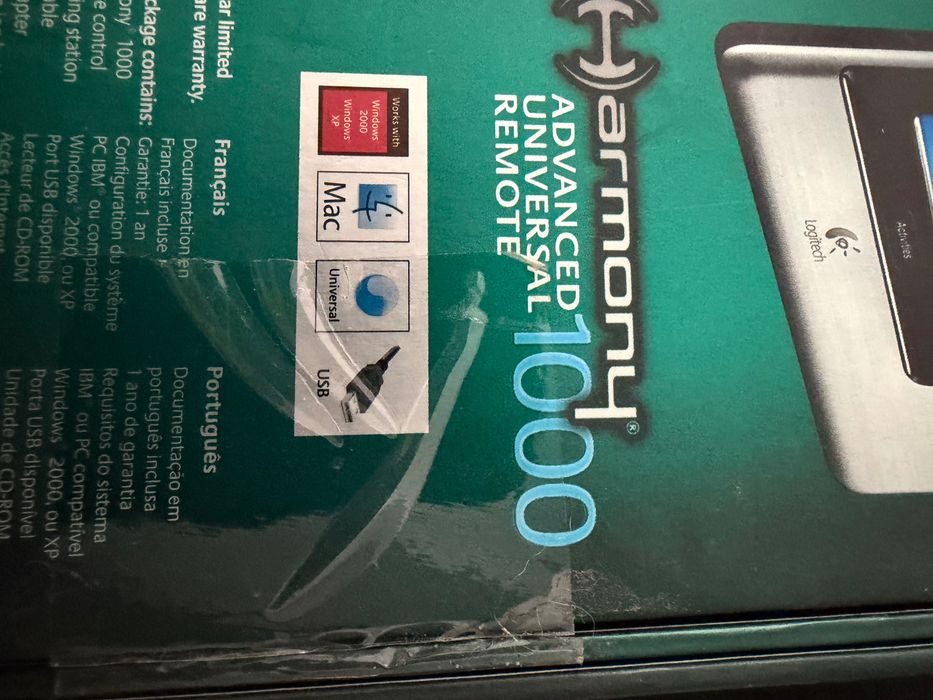 Pilot uniwersalny Logitech Harmony 1000