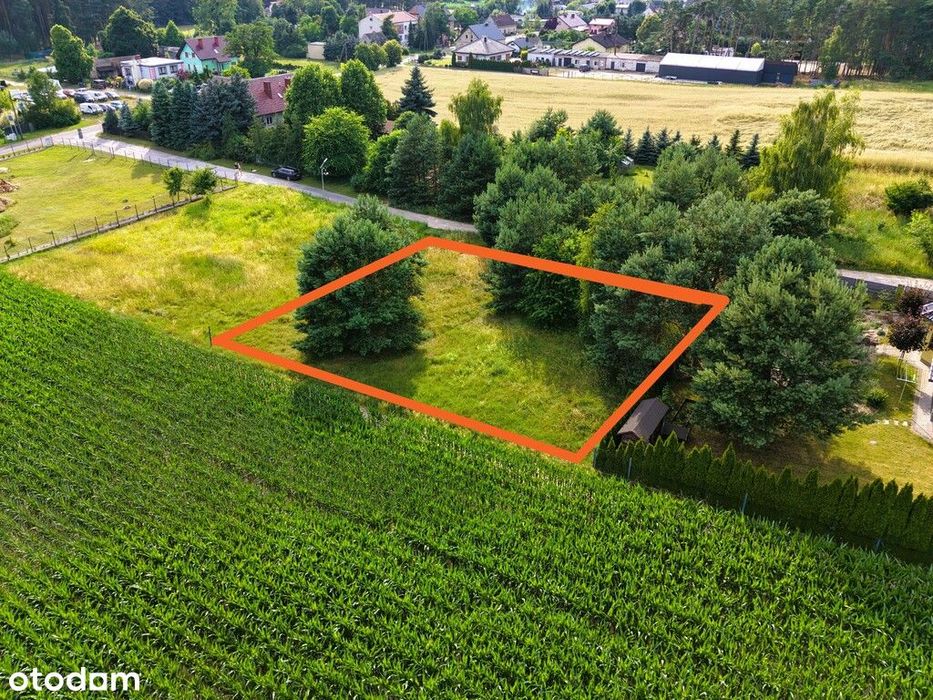 Gotowa pod budowę! Działka 1100 m² z MPZP - Więcej