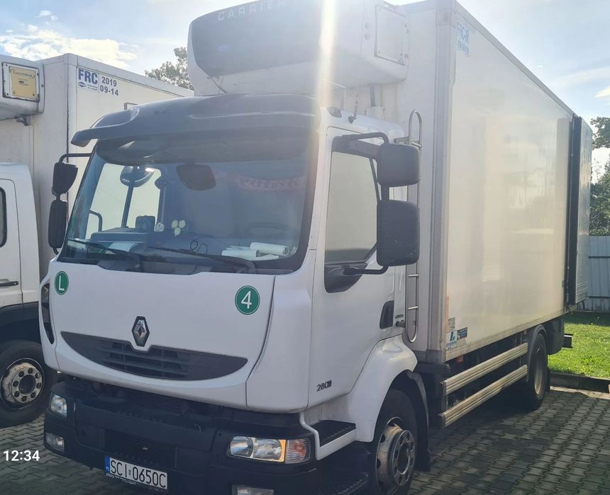 Renault Midlum  RENAULT MIDLUM - chłodnia hakowa