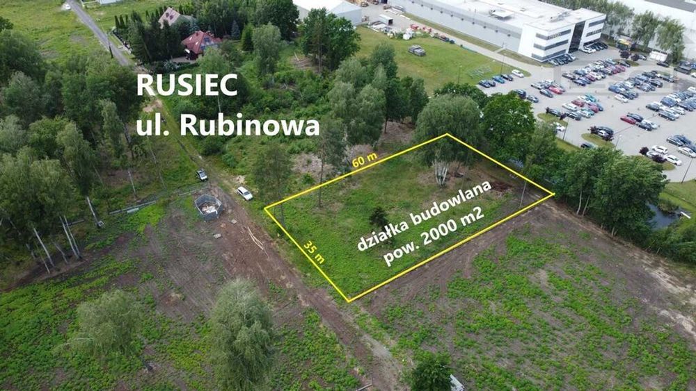 Działka budowlana Rusiec - Nadarzyn 2000m2