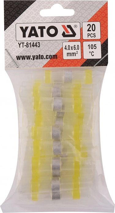 Złączki rurki koszulki termokurczliwe z cyną 20szt