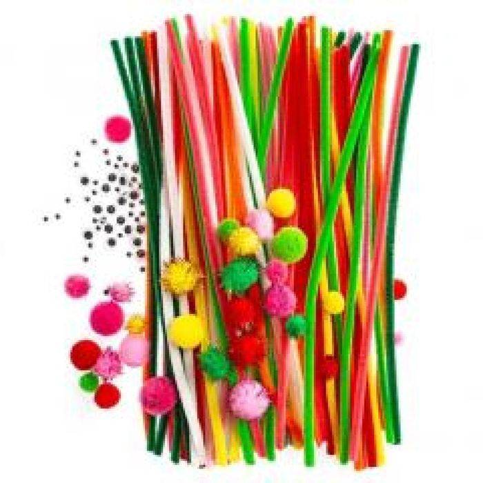 Zestaw kreatywny tęczowy 128szt Dalprint ,358x145 mm