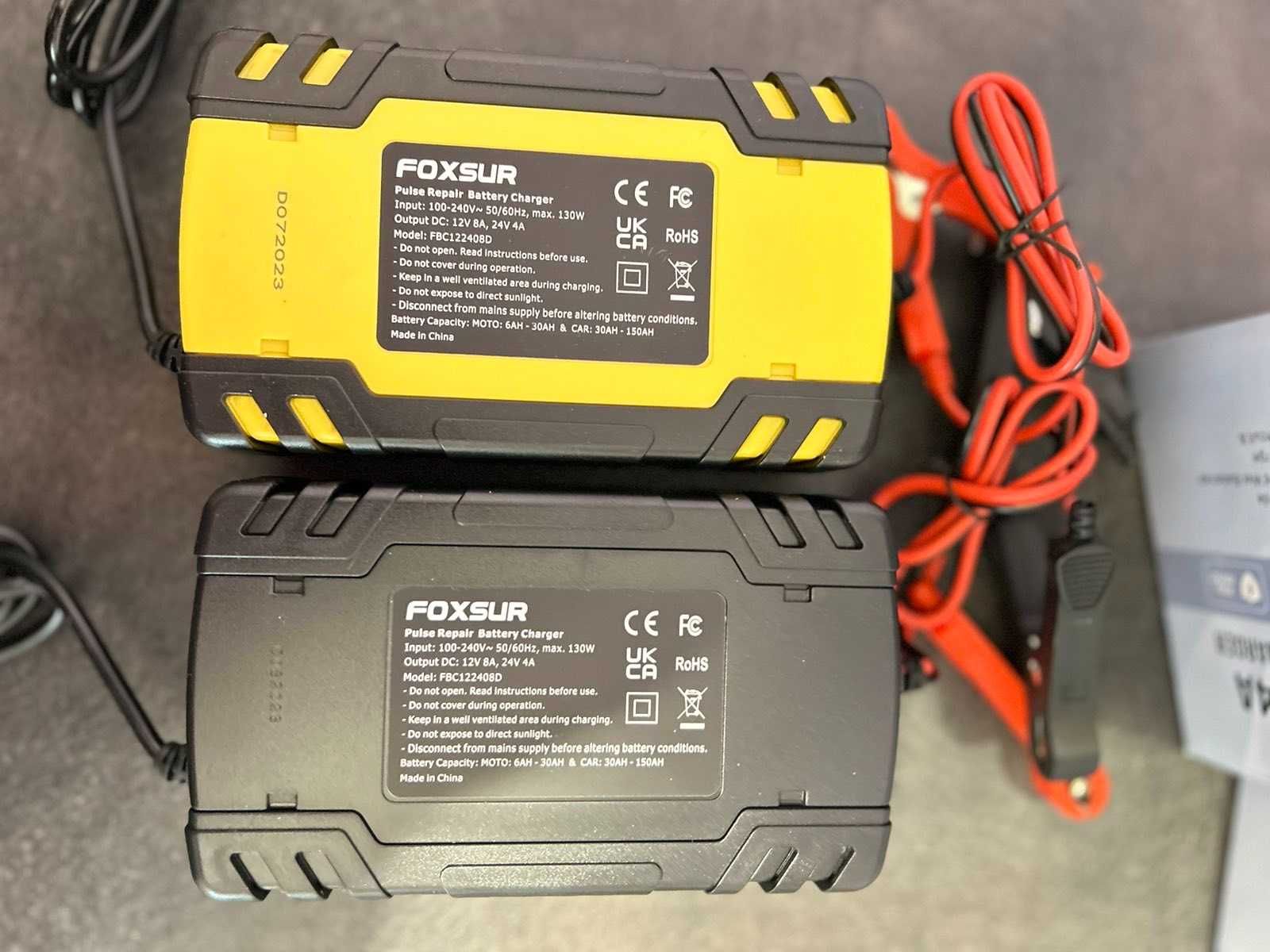 Зарядное устройство Foxsur 12V-24V 8A ОРИГІНАЛ: 700 грн. - Пускові та ...