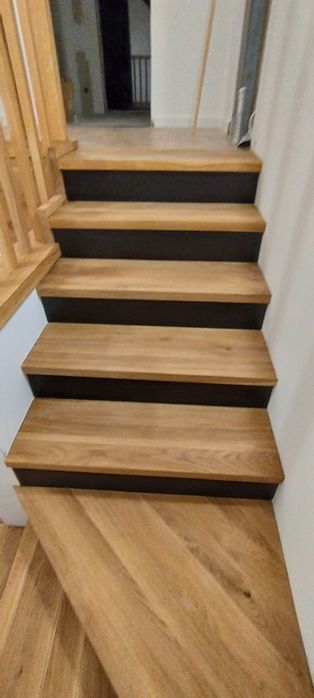 Schody drewniane lite drewno tanio i szybko