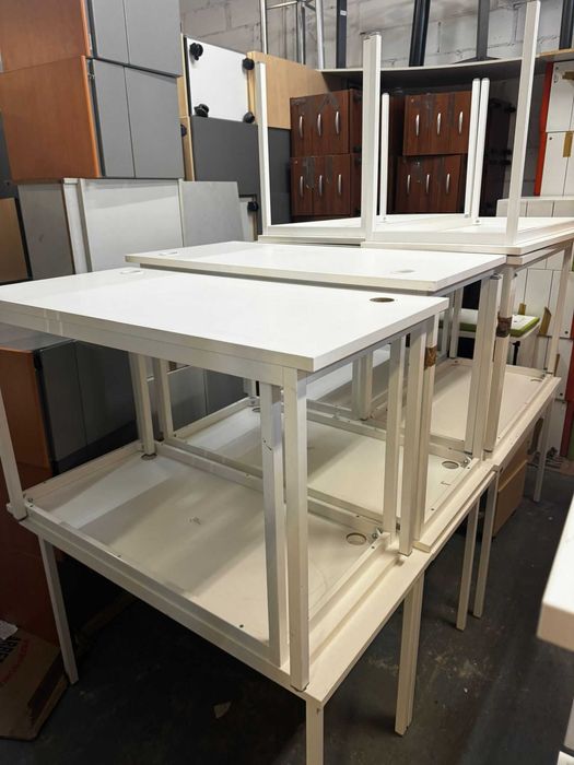 Biurko 120x60 białe stół biurka stoły do biur szkół domu