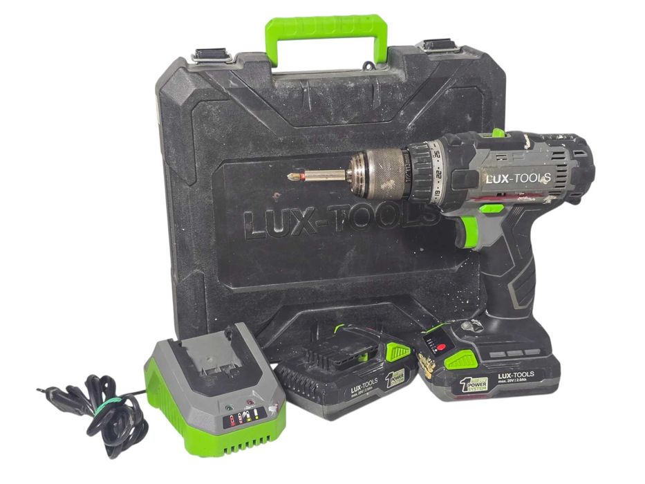 Wkrętarka Lux Tools A-bs-20-e + 2x Aku + Ładowarka I Walizka