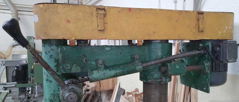 wiertarka słupowa, strugnica, stół do szlifowania