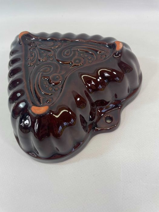 Foremka ceramiczna w kształcie serca lata 60-te