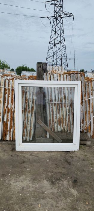 OKNA Używane 130X139 OKNO KacprzaK Plastikowe PCV Białe Lider Okna OLX