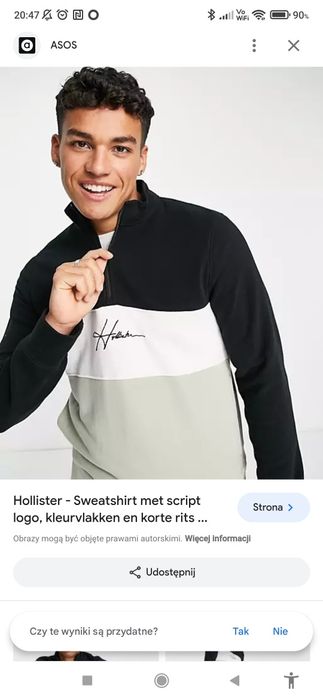 Hollister bluza męska modna