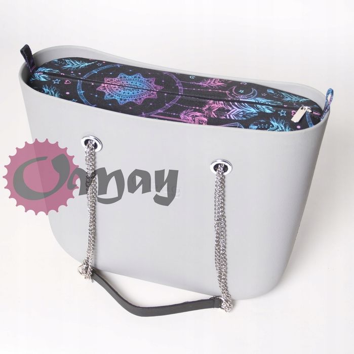 organizer OBAG STANDARD łapacze fluo czarny 2 kieszenie wkład OMAY