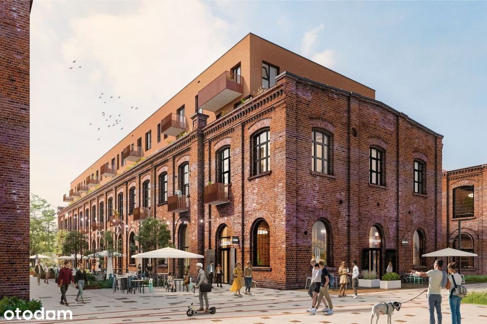 Stylowe mieszkanie z tarasem 51m2 w centrum Łodzi|600m ul.Piotrkowska