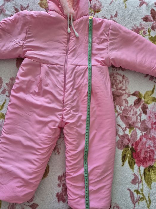 Дитячий зимовий комбінезон для дівчинки