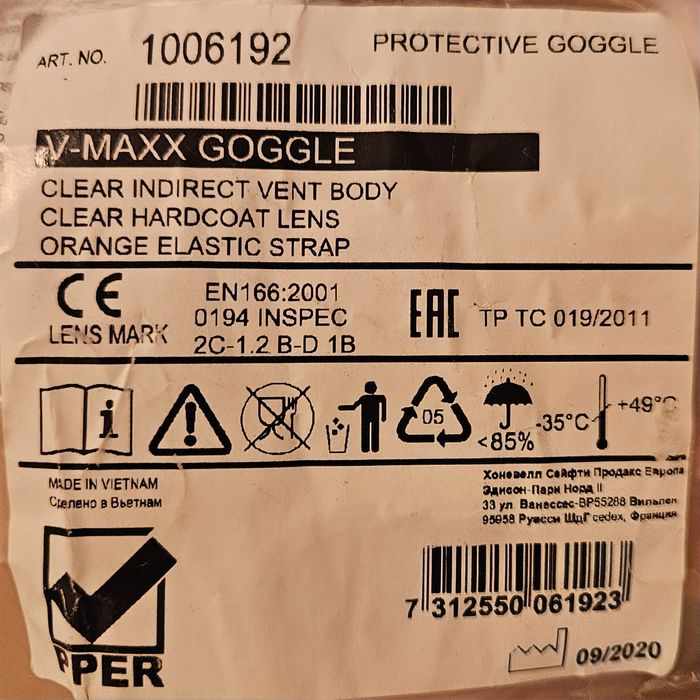 Okulary ochronne Honeywell