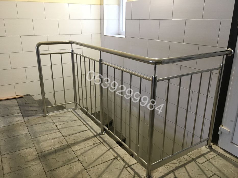 Перила з нержавіючої сталі та скла,скляні тераси,балкони зі скла