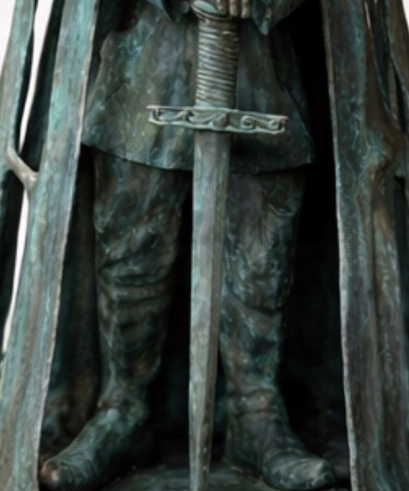Posąg Króla Artura - Figura Z Brązu 180 Cm