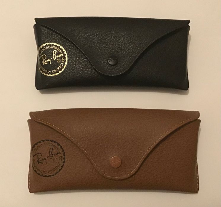 Caixas para óculos Burberry e Ray Ban