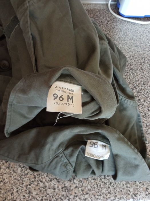 Casaco militar antigo F1 do Exército Francês - Lote de 2 M/L